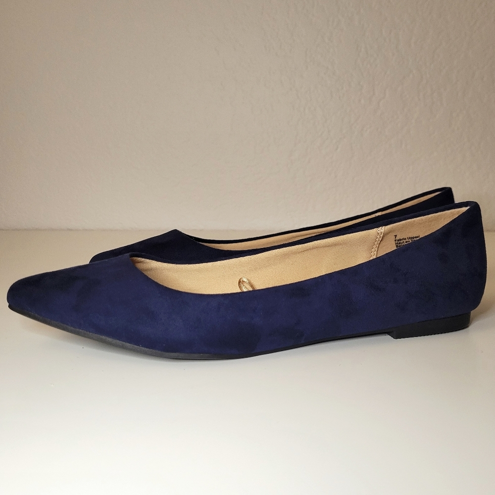 Nwot Express Pointed Toe Flats Size 7 - image 3